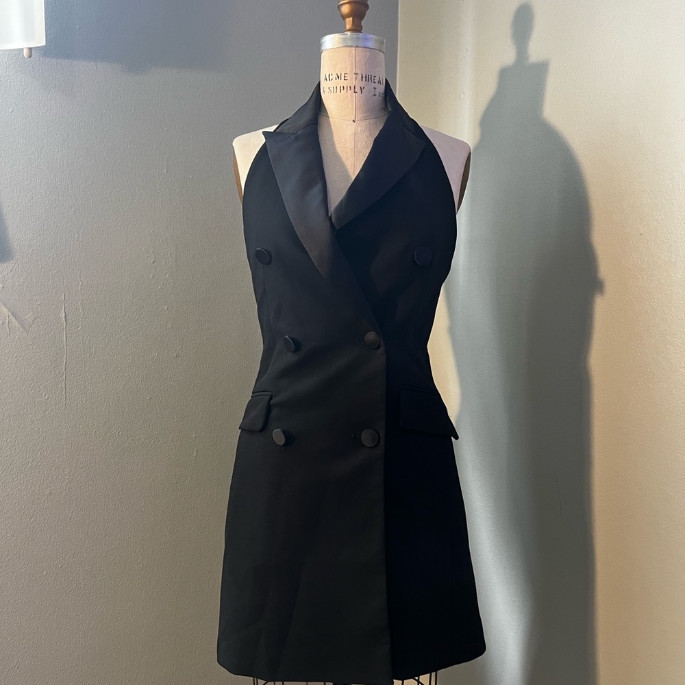 Zara Halter Tux dress